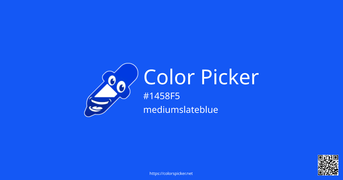 Color Picker: mediumslateblue | #1458F5