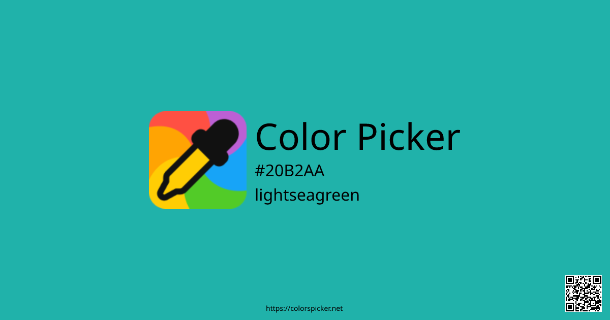 Color Picker: lightseagreen | #20B2AA