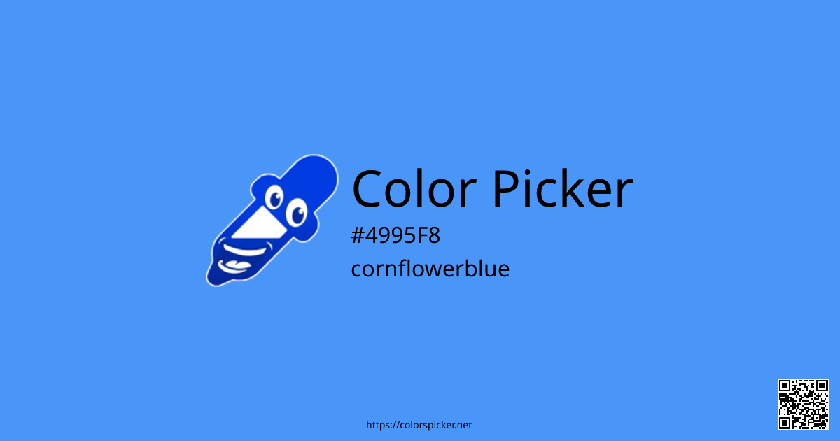Color Picker: cornflowerblue | #4995F8