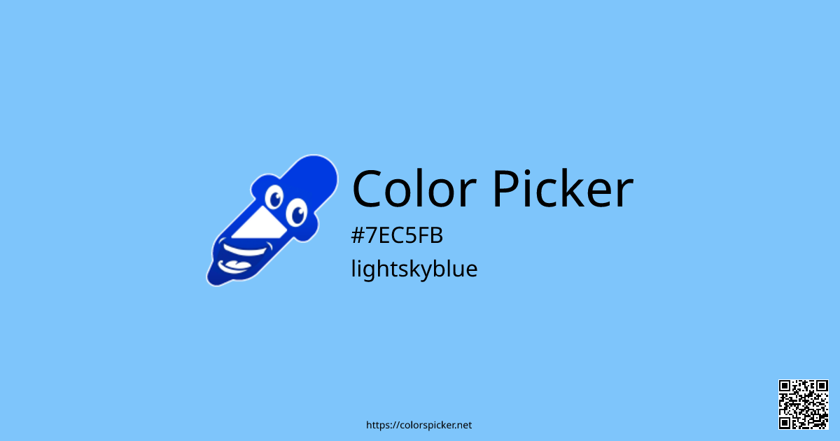 Color Picker: lightskyblue | #7EC5FB