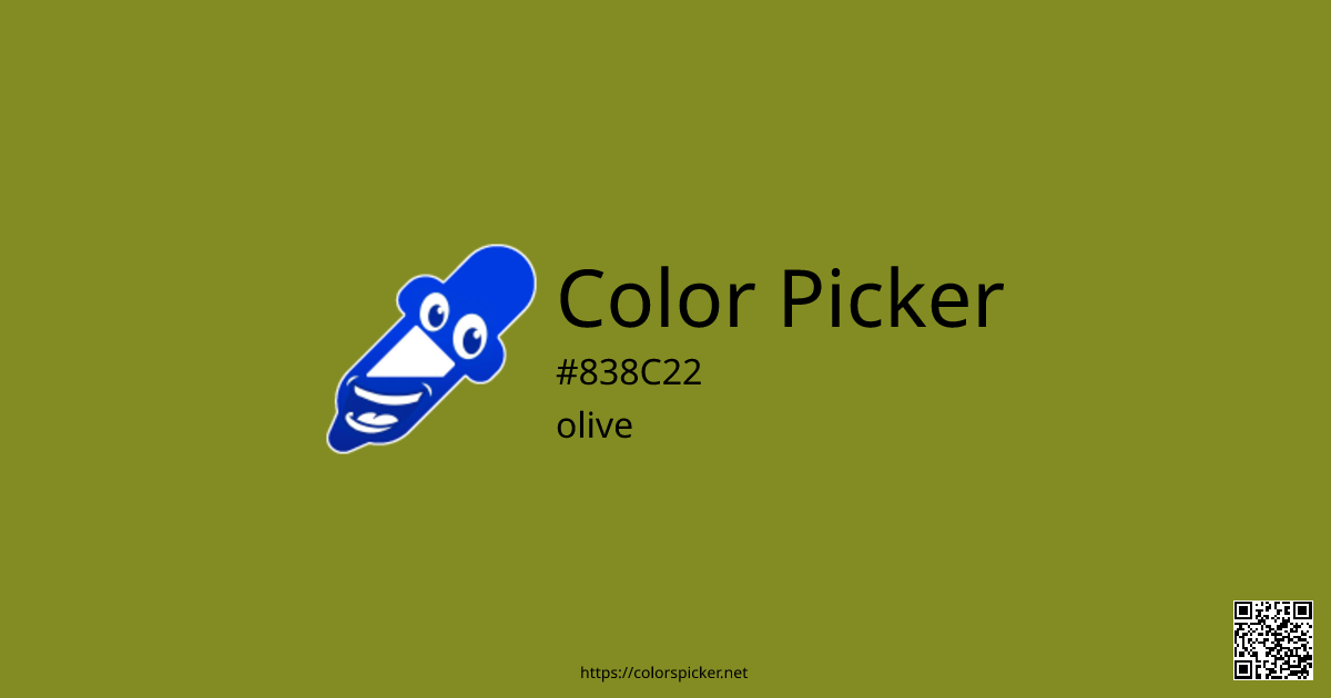 Color Picker: olive | #838C22