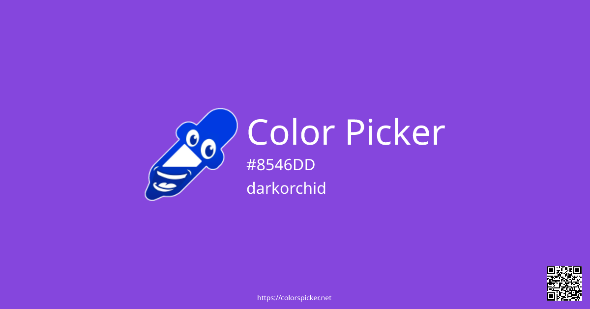Color Picker: darkorchid | #8546DD