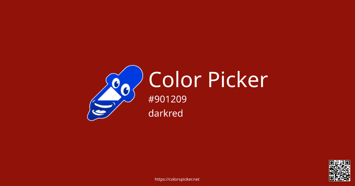 Color Picker: darkred | #901209