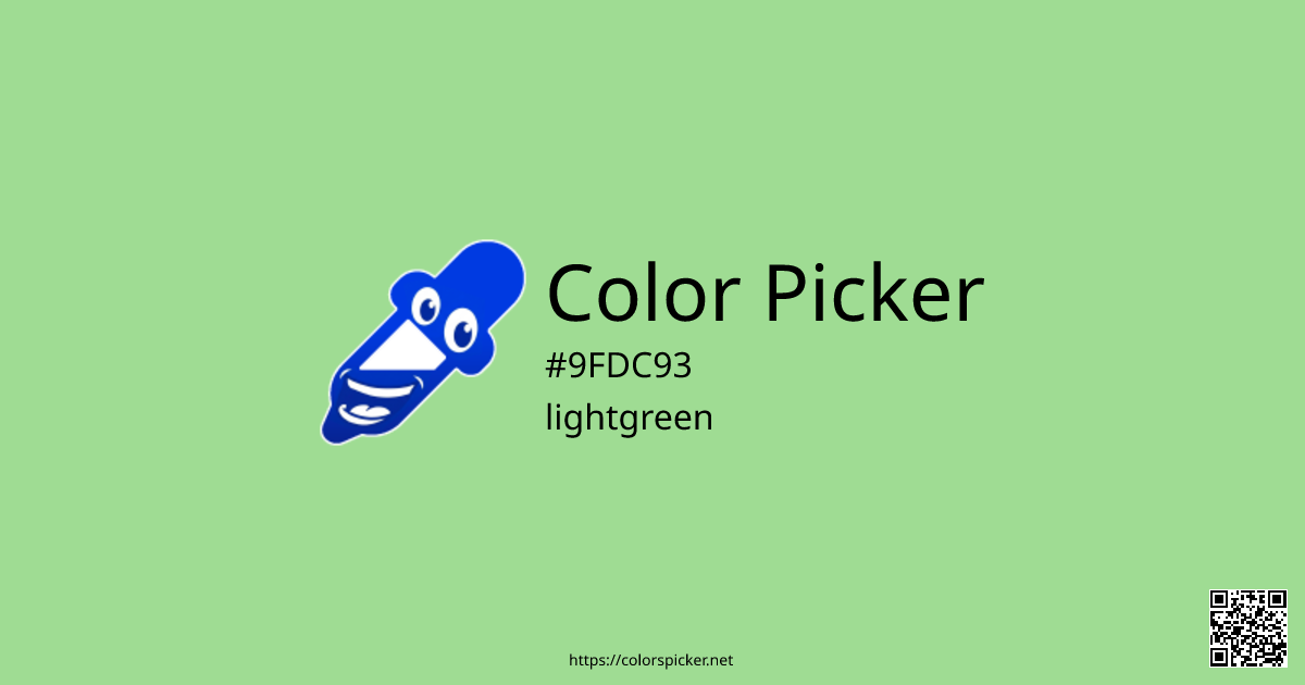 Color Picker: lightgreen | #9FDC93