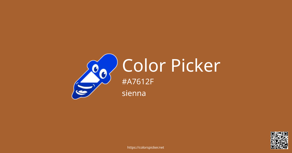 Color Picker: sienna | #A7612F