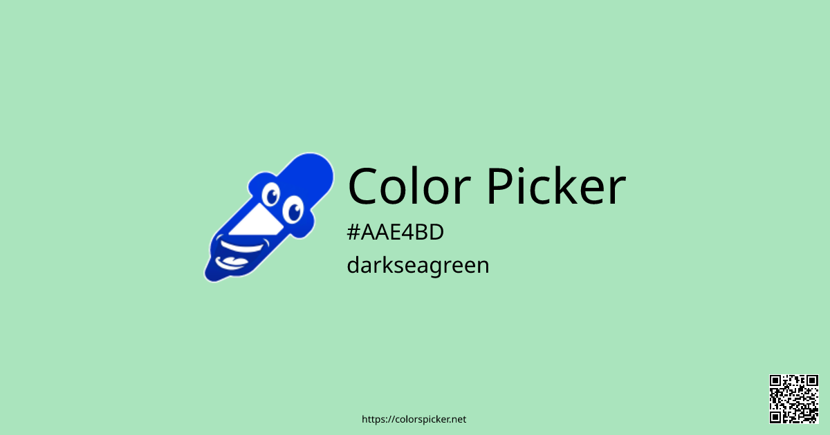 Color Picker: darkseagreen | #AAE4BD