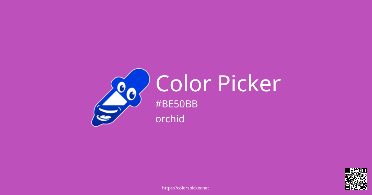 Color Picker: orchid | #BE50BB