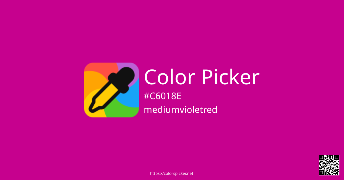 Color Picker: mediumvioletred | #C6018E