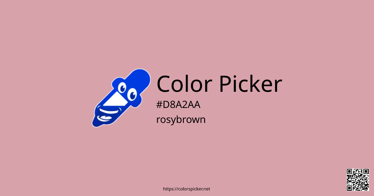 Color Picker: rosybrown | #D8A2AA