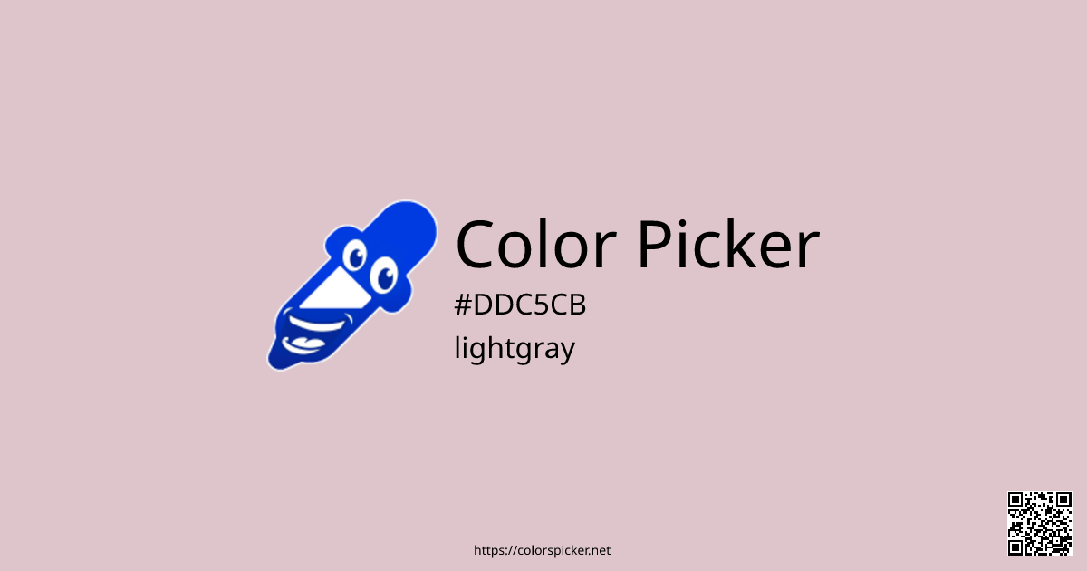 Color Picker: lightgray | #DDC5CB