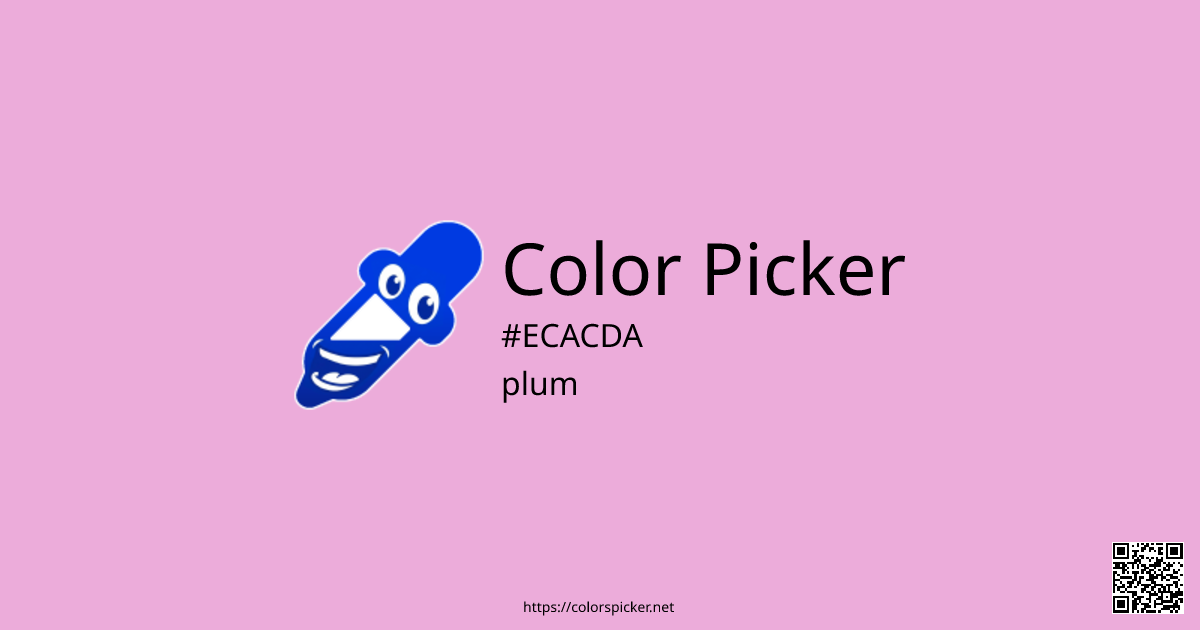 Color Picker: plum | #ECACDA